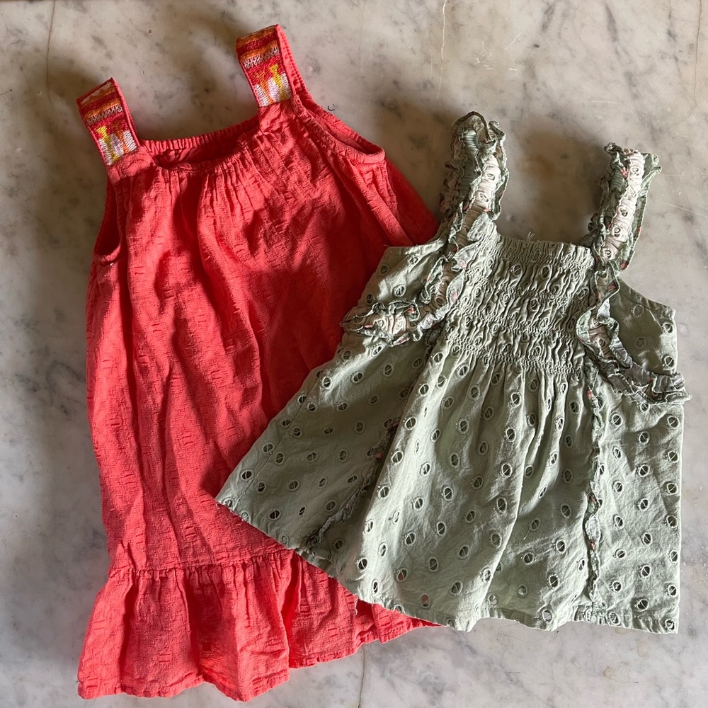 Anthropologie toddler shirt and dress size 2T